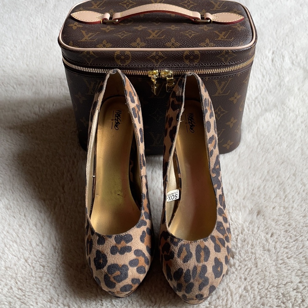 Mossimo | Leopard Print Platform Heels | 7.5